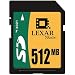 Lexar Media 512 MB Secure Digital Memory Card (Retail Package) SD512-231
