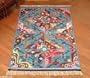 Wool rug, 'Garden of Butterflies' (4x5)