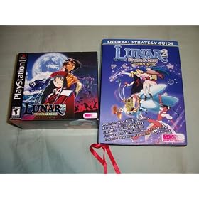 Lunar 2: Eternal Blue Complete Collector's Set Game and Rare Hardcover Strategy Guide