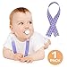 Ah Baby Pacifier Clip Holder for Soothie or Teether Wont Rust and Prevents Germs Girl 16 inch