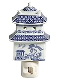 Johnson Brothers Willow Blue Pagoda Night Light