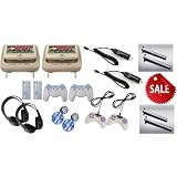 Buy New Tan Color Pair Headrest 9 LCD Car Monitors with Region Free DVD player USB SD... by EliteAutoSoundSales