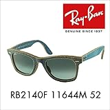 【レイバン国内正規品販売店】 Ray-Ban （レイバン）サングラス RB2140F 11644M 52 伊達メガネ 眼鏡 DENIM WAYFARER デニム ウェイファーラー ウェリントン フレームカラー：ジーンズアズール レンズカラー：ブルーグラデーショングレー