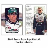 Press Pass Top Shelf '04 Bobby Labonte Card