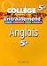 Anglais 5e