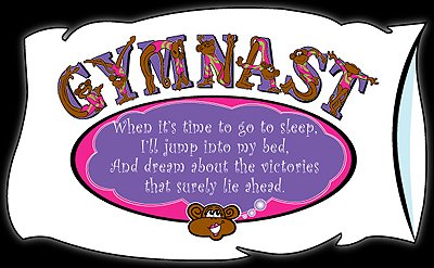 Childrens Toyshop  Sporting Goods : Gymnastics Monkey Pillowcase
