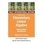 Click here to buy Elementary Linear Algebra: WITH Applications by  Howard Anton.