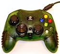 Manette analogique transparente XPAD - Vert translucide