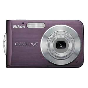 Nikon Coolpix S210 8MP Digital Camera with 3x Optical Zoom (Plum)