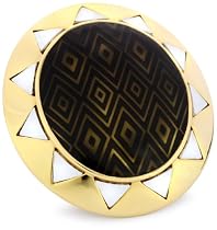 House of Harlow 1960 Smokey Sun Cocktail Ring, Size 5