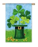 Shamrock Hat Flag (Garden Size)