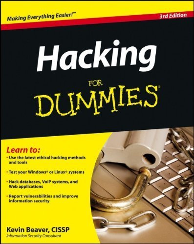 Hacking For Dummies by Beaver, Kevin Published by For Dummies 3rd (third) edition (2010) Paperback