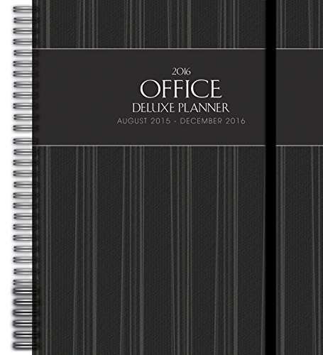 Wells Street by Lang Wells Street Office 2016 Deluxe Planner, August 2015 to December 2016, 7.375 x 9.75 Inches (7061028)
