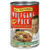Wolfgang Puck Hearty Lentil & Vegetables Soup, 14.5-Ounce Cans (Pack of 12)