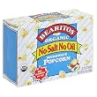 BEARITOS Organic Microwave Popcorn, No Salt or Oil, 3-Count 2.8-Ounce Bags (Pack of 12)