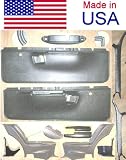 1973-1974 Dodge Charger Black Interior Kit (Hard Plastic Items Only) replaces OEM