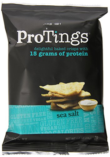 ProTings Protein Chips, Sea Salt, 1 Ounce (Pack of 24)