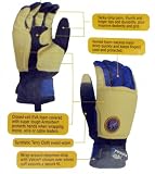 Aftco Bluefever Big Game Fishing Wire Max Gloves L New