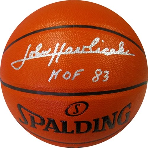 John Havlicek ''HOF 83'' Autographed/Hand Signed Indoor/Outdoor Basketball