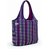 BUILT Essential Designer Neoprene Tote Bag, Dot Number 9