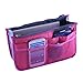 niceeshop(TM) Travel Makeup Insert Handbag ,Rose