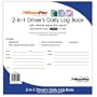 RoadPro RP-21LB 2-In-1 Driver's Daily Log Book with 31 Duplicate Sets (Carbon)