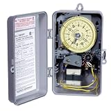 Intermatic T8845PV - Sprinkler-Irrigation Timer - 14-Day Skipper - NEMA 3R Raintight Plastic Case - SPST - 20VA per Pole - 125 Volt