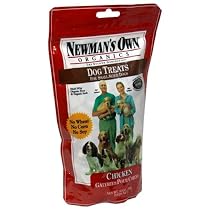 Newman's Own®Organics Dog Treats for Small Size Dogs, Chicken, 10-Ounce Bags (Pack of 6)