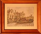 Village Marina - Print - Anton Pieck - 10x8