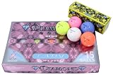 DIAMOND GOLF ソフトフィール5色マルチカラー！LADY SOFT FEEL ゴルフボール[15ボール入り] 6ケースセット