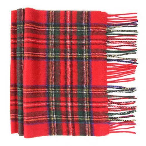 Reine Schurwolle Luxury Tartan Schal