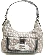 Guess Tamara Rhinestone Pocket Hobo in Chocolate (GUESS HANDBAGS, PURSES, BAGS)