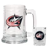 Columbus Blue Jackets Beer Mug And Shot Glass Boilermaker Set