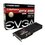 EVGA 017-P3-1291-AR GeForce GTX295 1792 MB DDR3 PCI-Express 2.0 Graphics Card - Lifetime Warranty