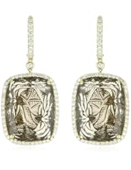 Dana Rebecca Designs "Allison Joy" Carved Smoky Quartz Earrings