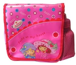 Berry Sweet Strawberry Shortcake Lunch Bag - Insulated Bag with Backpack Straps and Bottle Pocket