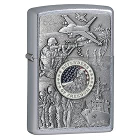Zippo Military Pocket Lighter: Sports &amp; Outdoors