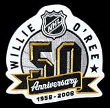 NHL Logo Patch - Boston Bruins 50th Anniversary of Willie ORees first game - Boston Bruins
