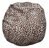 Bean Bag Boys Leopard Bean Bag Chair Suede-Leopard