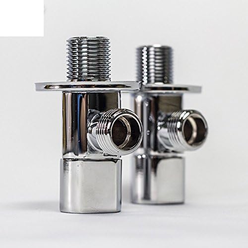 Copper Triangle valve/Luxury European antique/Hot and cold angle valve/Angle kitchen bathroom/Standard Generalized thickening-A