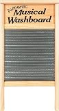Columbus Washboard 2072-MS Authentic Musical Stainless Washboard Pine 12-7/16x23-3/4 Inches 12-7/16x23-3/4
