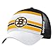 NHL Boston Bruins Men's Face-Off Structured Flex Hat, One Size, White