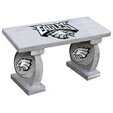 Philadelphia Eagles Hand Painted Concrete Garden Bench