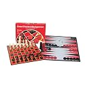 PRESSMAN TOY Chess/Checkers/Backgammon Set