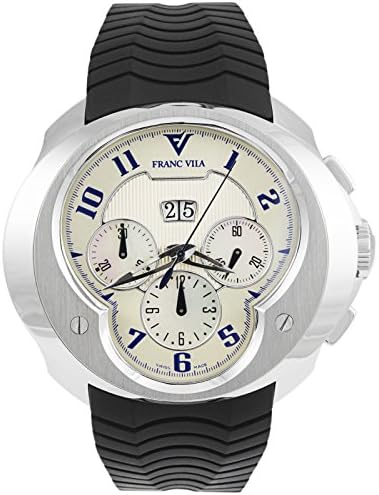 Franc Vila FVa8ch Chronograph Big Date Mother of Pearl Dial