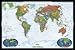 World Decorator Wall Map Laminated (Reference - World)