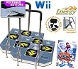 2 x Wii Dance Dance Revolution DDR Energy Arcade Metal Dance Pad with Recessed Buttons and Handle Ba