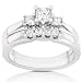 1/2ctw Diamond Wedding Ring Set in 14kt Gold (HI/I1-I2)