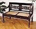 Bauer International Anglo-Indian Colonial Indoor Bench