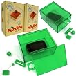 Clear Plastic Puzzle Gift Boxes - Green - 2pk (fls)